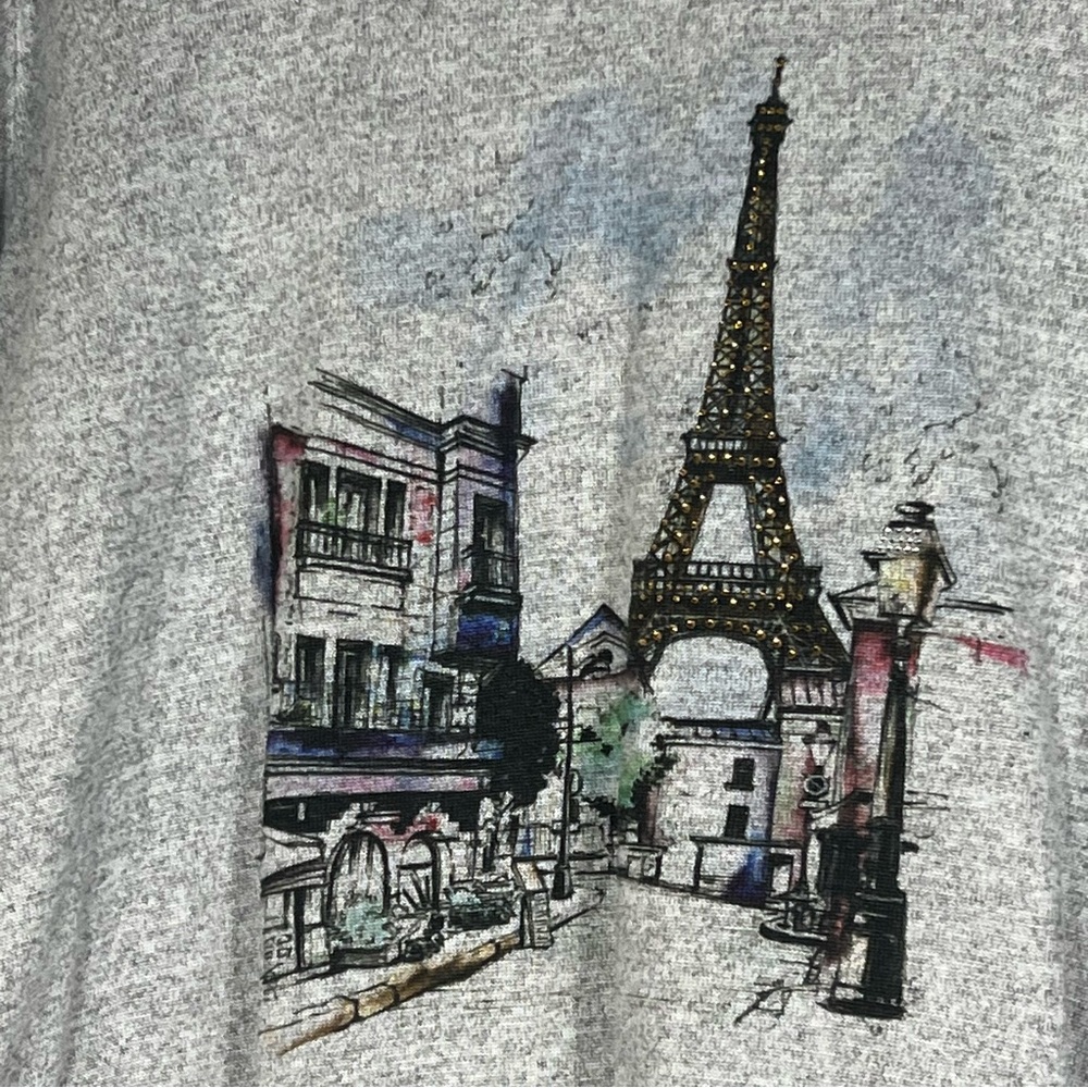 Scarlett Heather Gray 3/4 Sleeve Tee